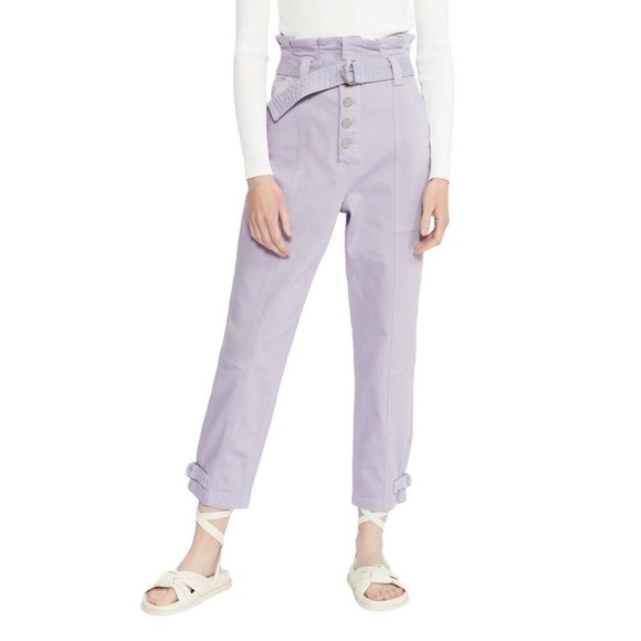 Ted Baker Denim - Ted Baker Flintt Paperbag Tapered Leg Jeans
Lilac Size 34 NWT